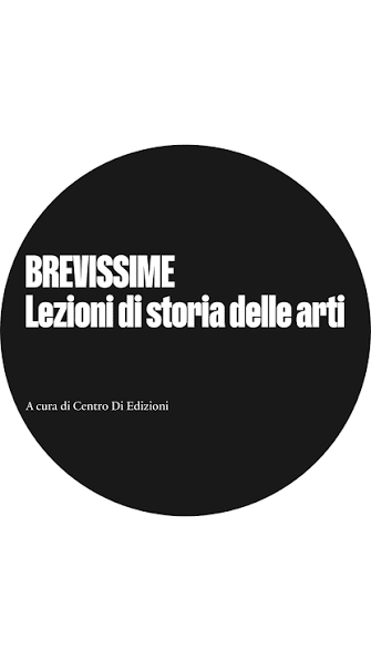 BREVISSIME: Lezioni di storia delle arti